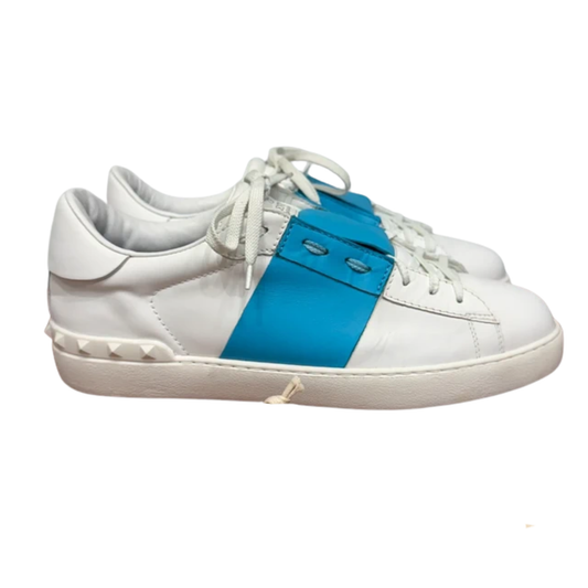 Valentino Open Sneakers (White Blue)