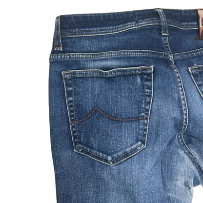 Jacob Cohën Bard Slim Fit Jeans (Navy)