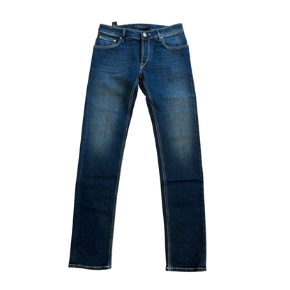 Handpicked Orvieto Slim Fit Jeans (Navy) (New)