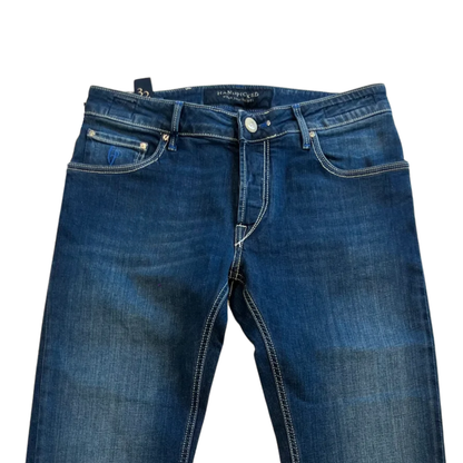 Handpicked Orvieto Slim Fit Jeans (Navy) (New)