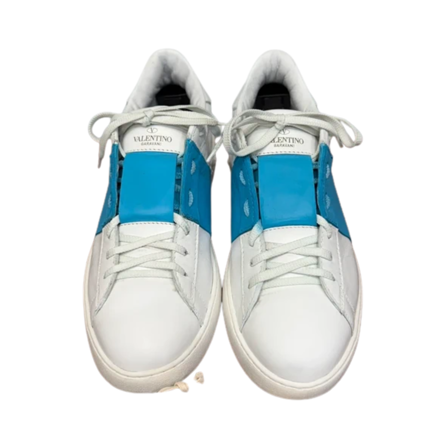 Valentino Open Sneakers (White Blue)