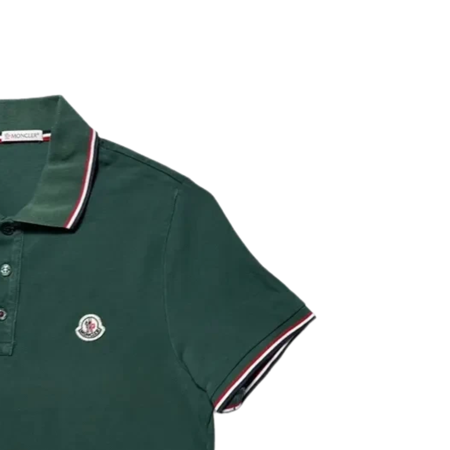 Moncler Maglia Polo Shirt (Green)