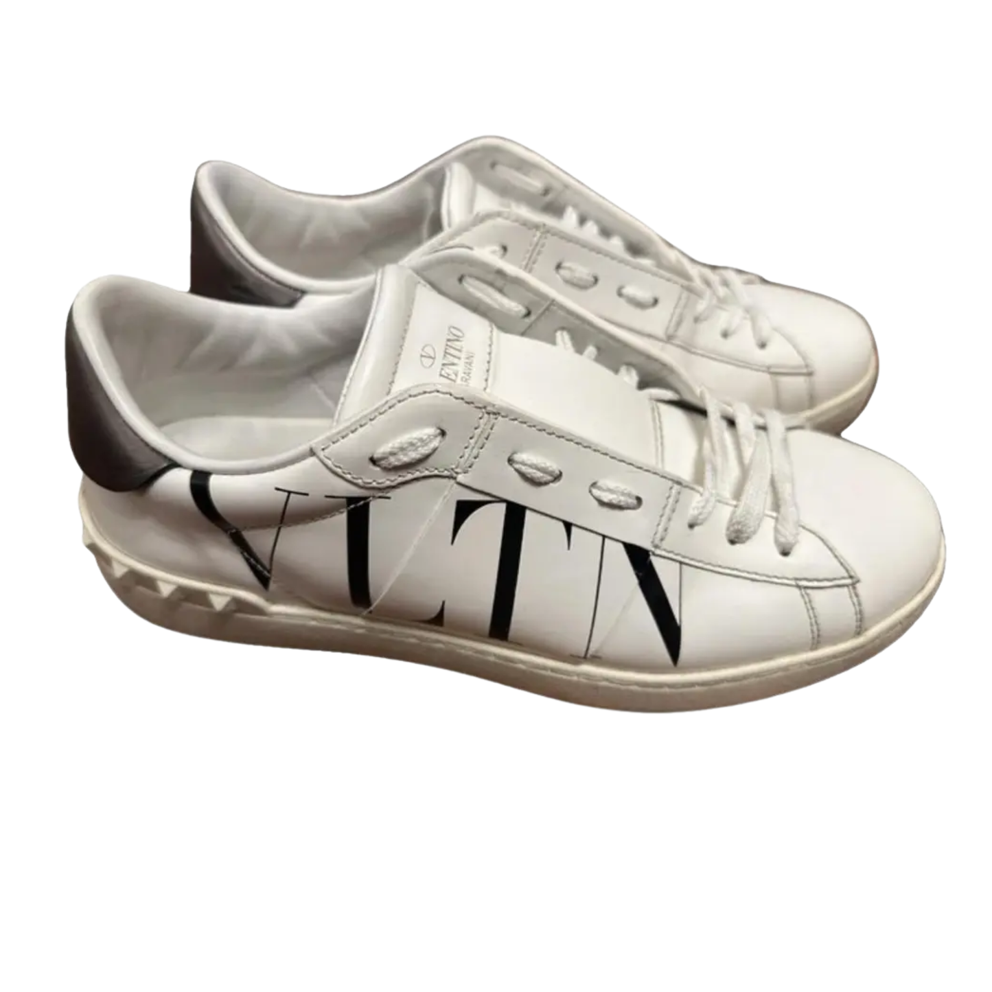 Valentino Garavani Open Sneakers (White Black)