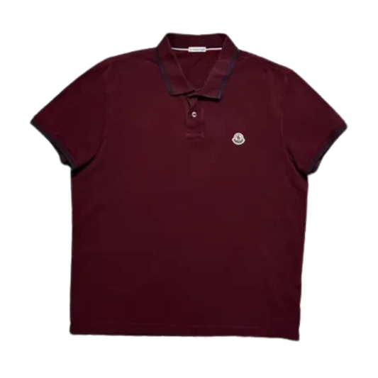 Moncler Maglia Polo Shirt (Burgundy)