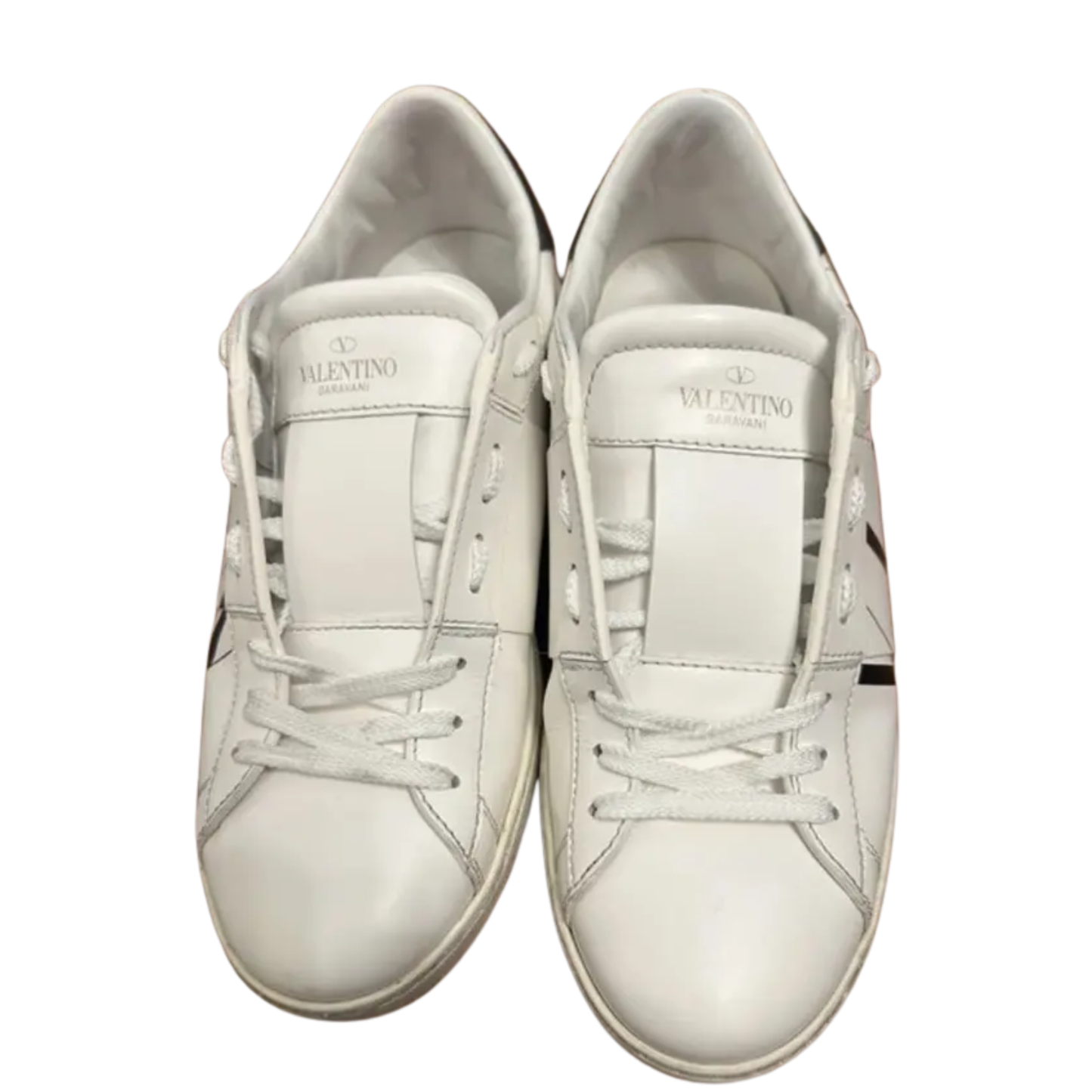 Valentino Garavani Open Sneakers (White Black)