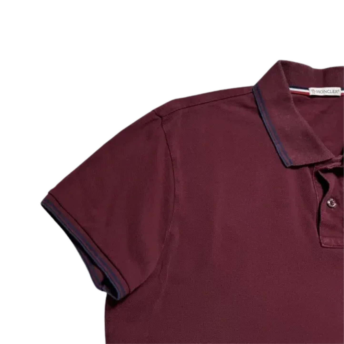 Moncler Maglia Polo Shirt (Burgundy)