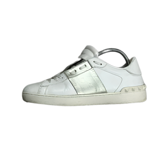 Valentino Open Sneakers (Silver) (Womens)