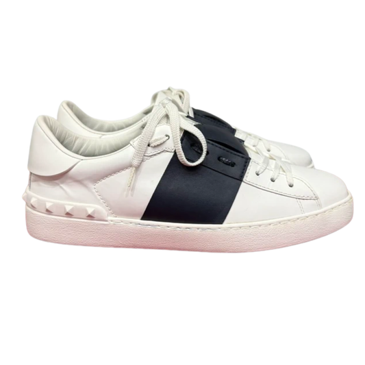 Valentino Open Sneakers (White Black)