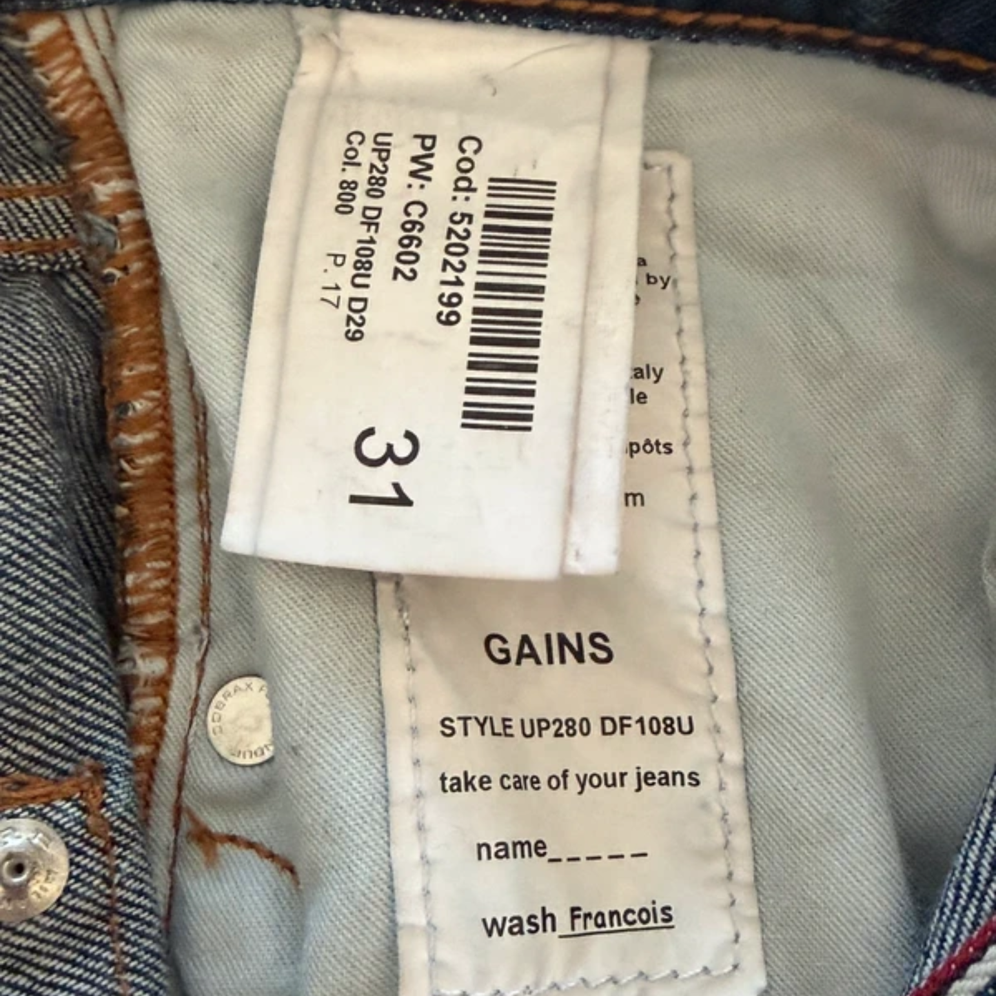 Dondup Gains Regular Fit  Jeans (Navy)