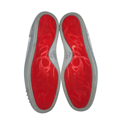 Christian Louboutin Louis Junior Spike Sneakers (Gray)