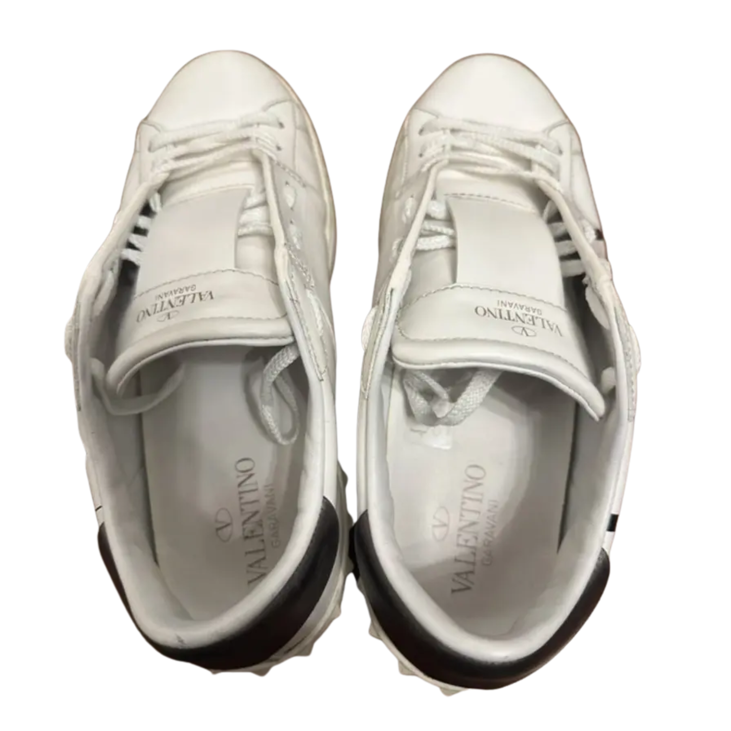Valentino Garavani Open Sneakers (White Black)
