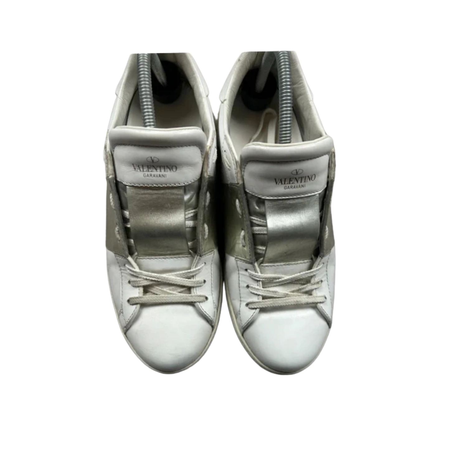 Valentino Open Sneakers (Silver) (Womens)