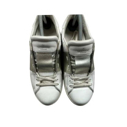 Valentino Open Sneakers (Silver) (Womens)