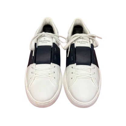 Valentino Open Sneakers (White Black)