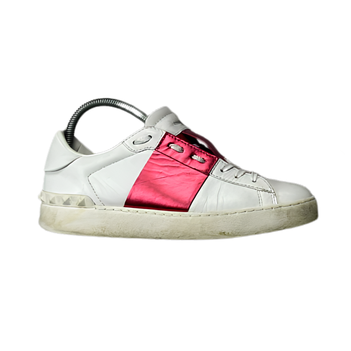 Valentino Open Sneakers (Red) (Womens)