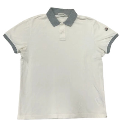 Moncler Maglia Polo Shirt (White)
