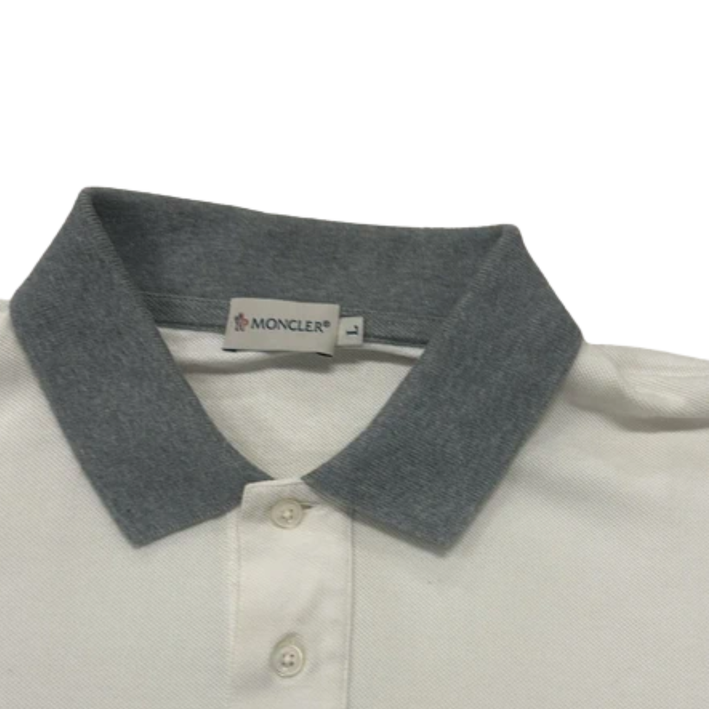 Moncler Maglia Polo Shirt (White)