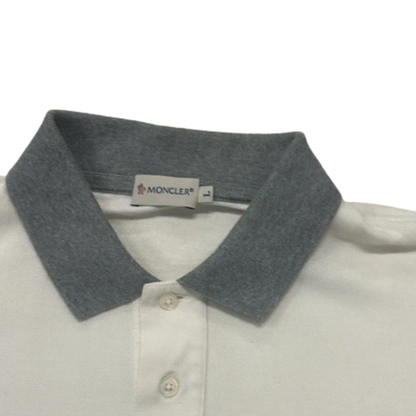 Moncler Maglia Polo Shirt (White)