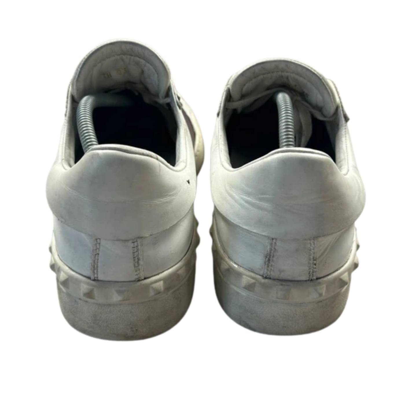 Valentino Open Sneakers (White Burgundy)