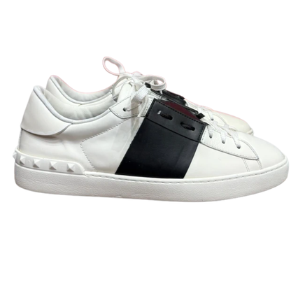 Valentino Open Sneakers (White Black)