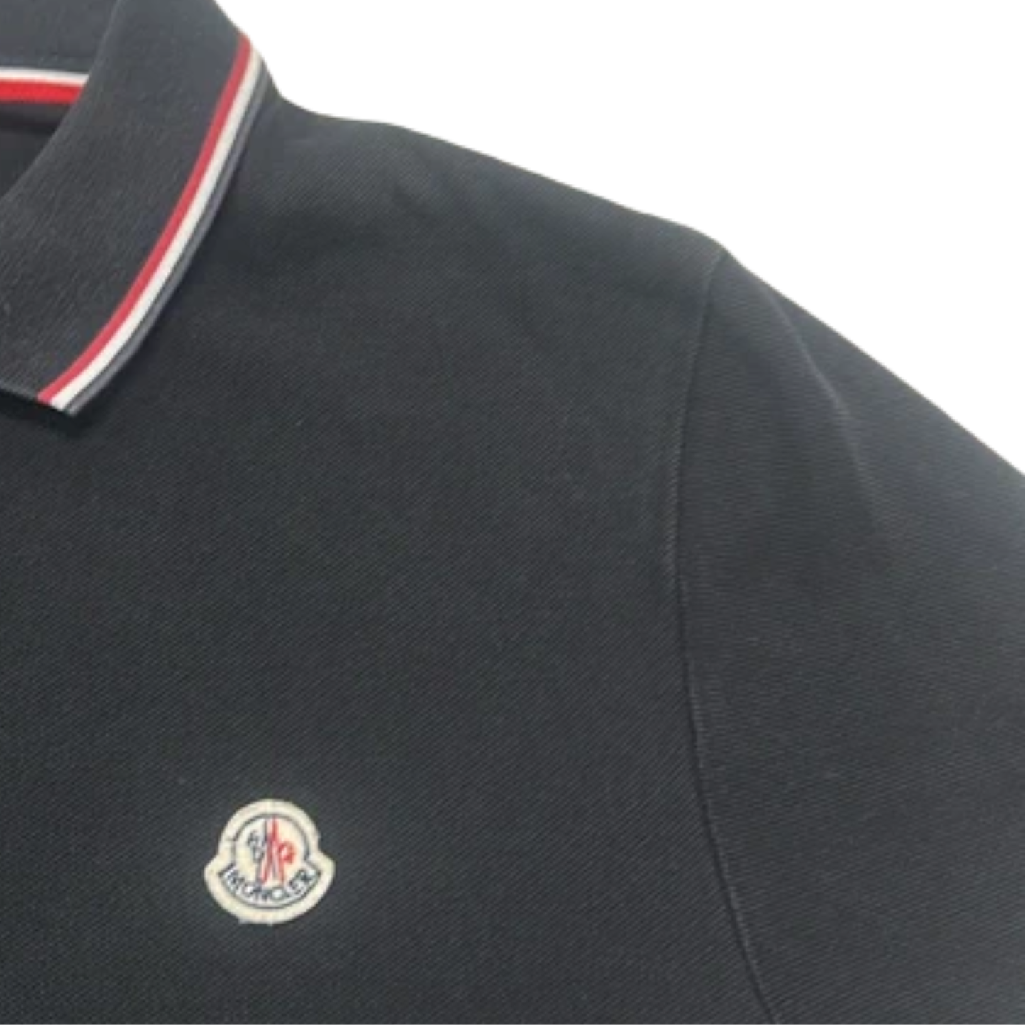 Moncler Maglia Polo Shirt (Black)