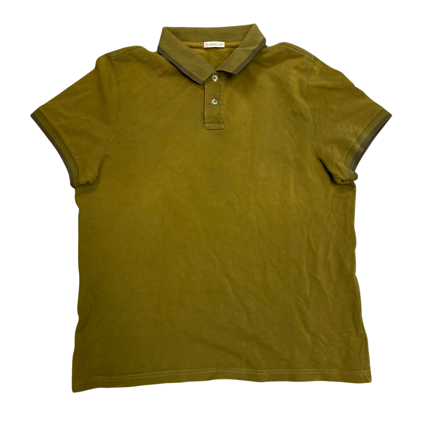 Moncler Maglia Polo Shirt (Olive Green)