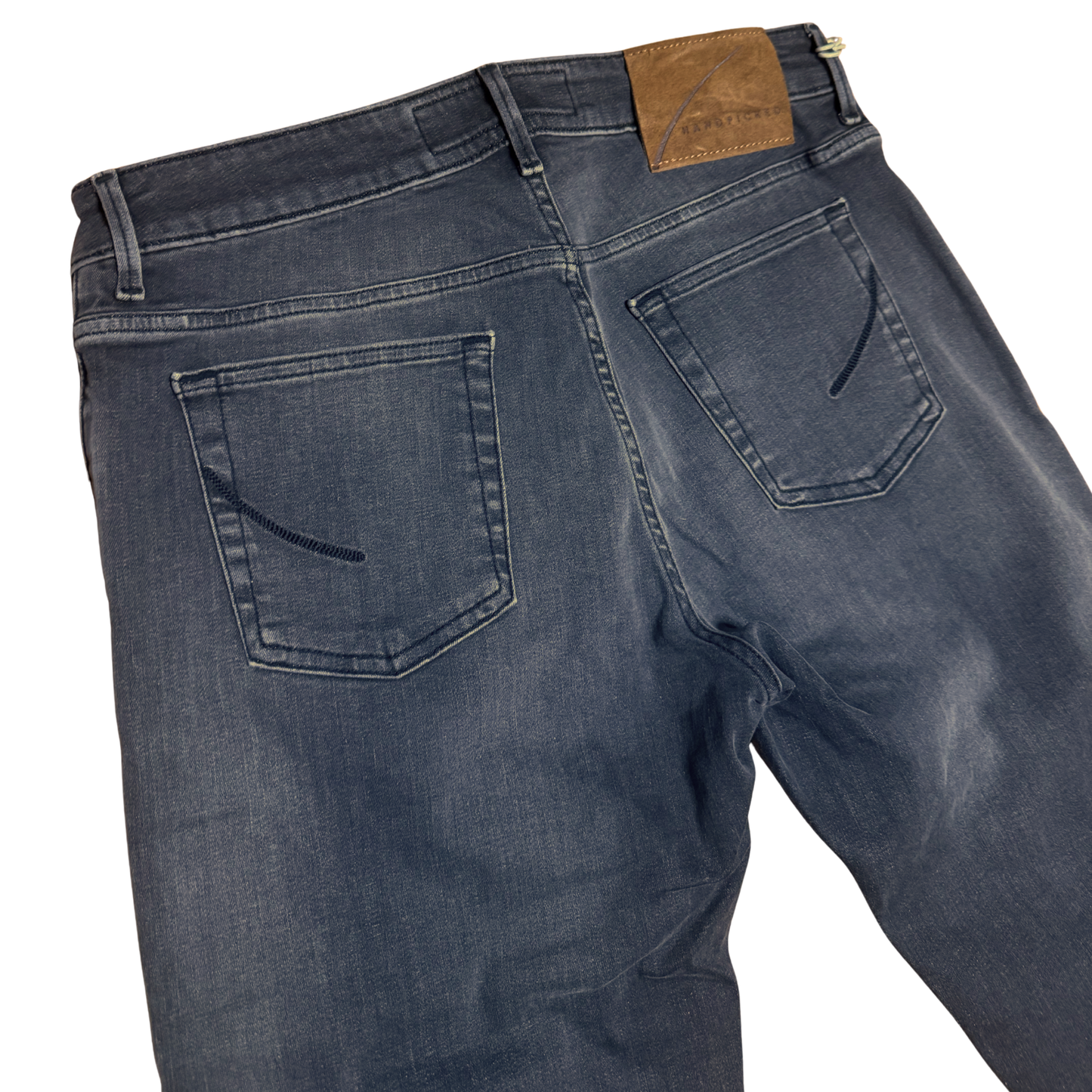 Handpicked Ravello Slim Fit Jeans (Dark Grey) (New)