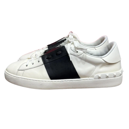Valentino Open Sneakers (White Black)