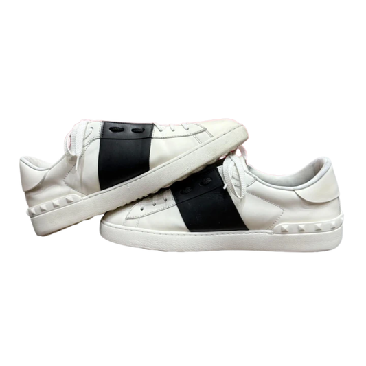 Valentino Open Sneakers (White Black)