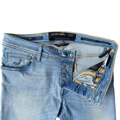 Jacob Cohën 622 Slim Fit Jeans (Blue)