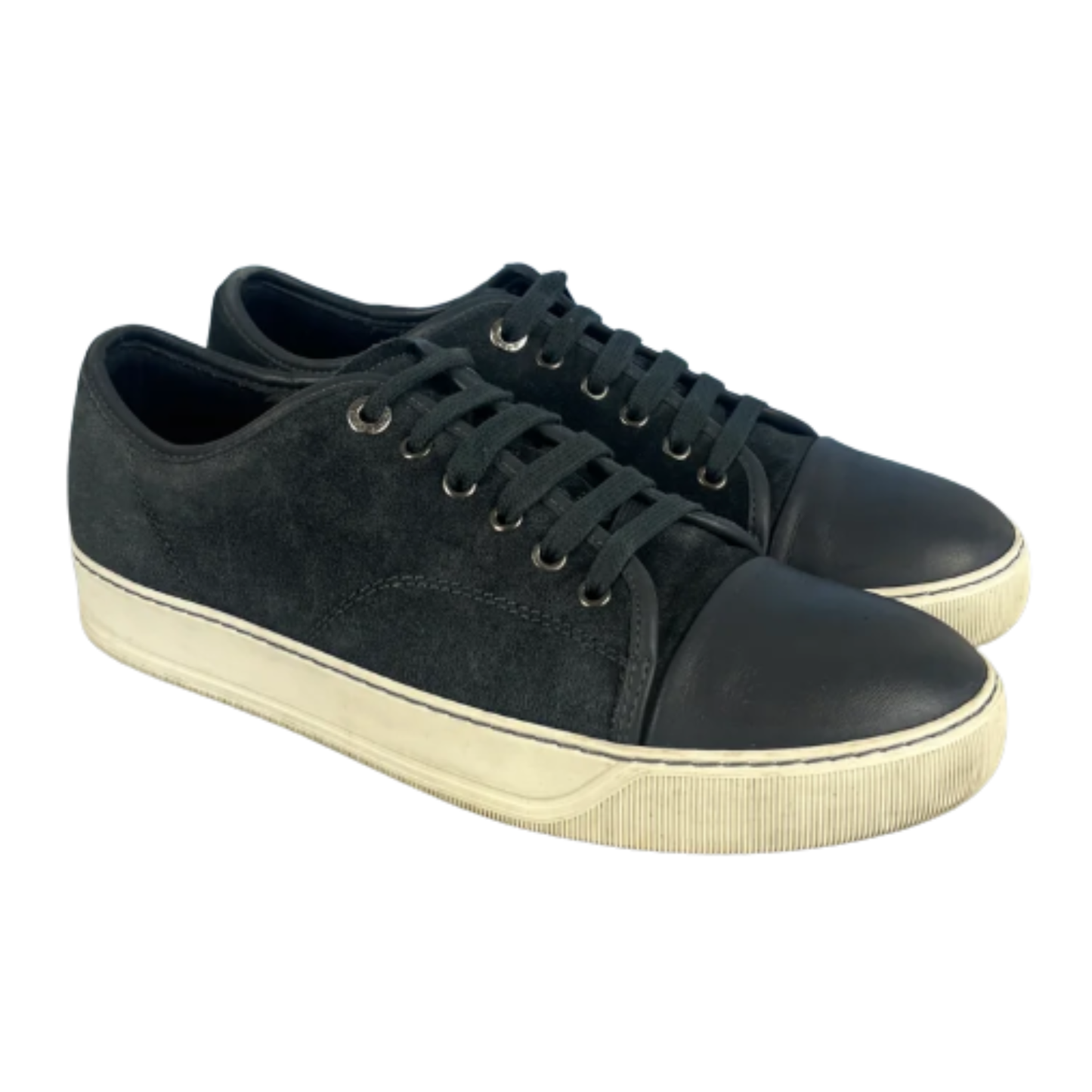 Lanvin Cap Toe Sneakers (Black)