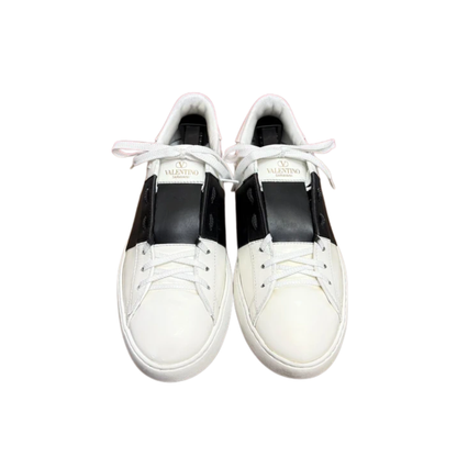 Valentino Open Sneakers (White Black)