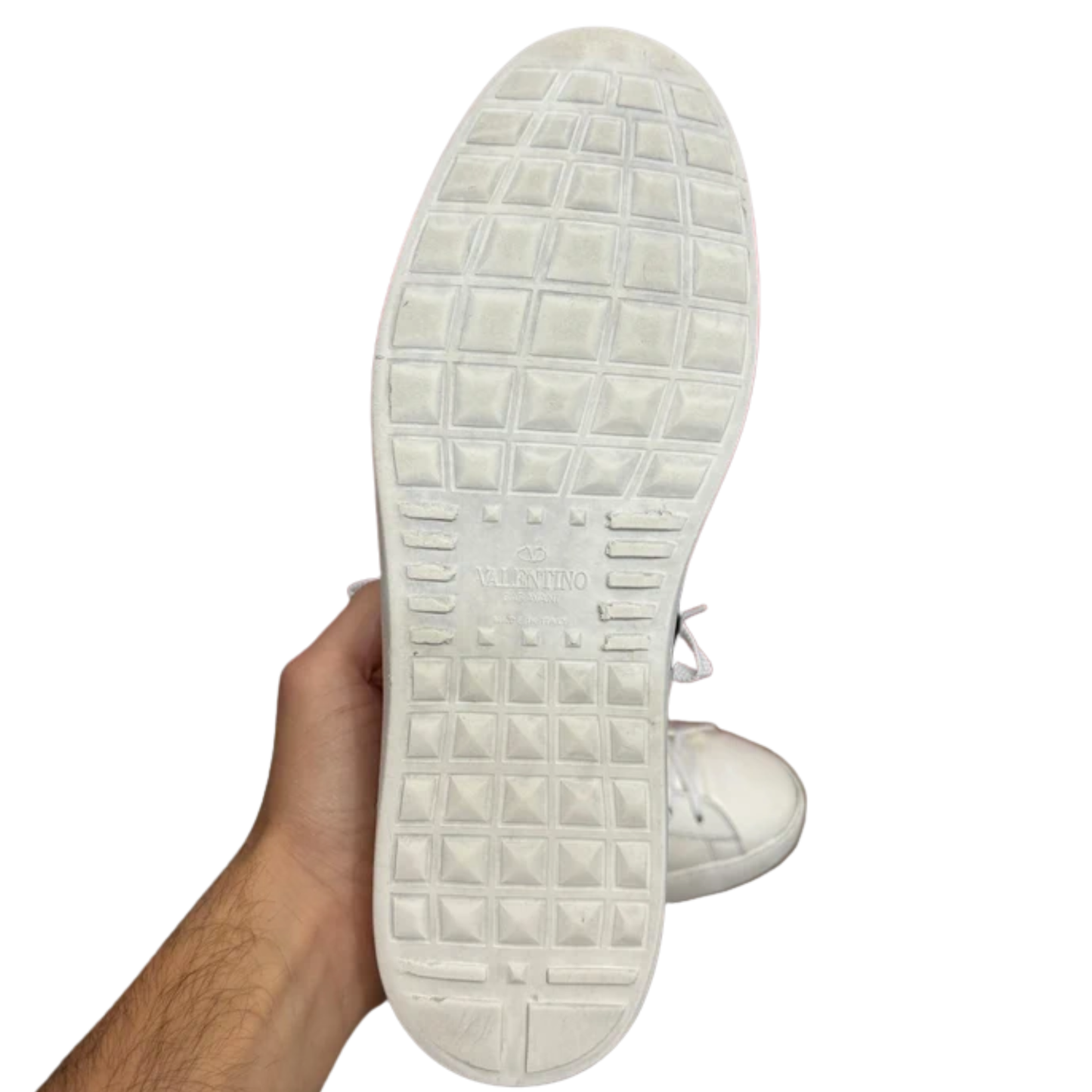 Valentino Open Sneakers (White Black)