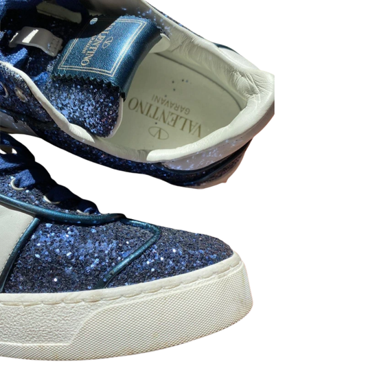 Valentino Garavani Flycrew Sneakers (Navy) (womens)