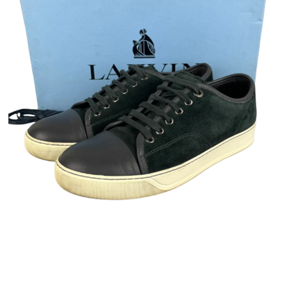 Lanvin Cap Toe Sneakers (Black)