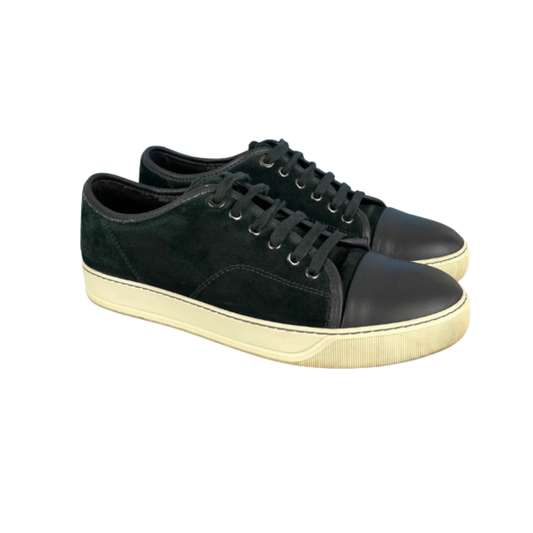 Lanvin Cap Toe Sneakers (Black)
