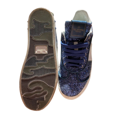 Valentino Garavani Flycrew Sneakers (Navy) (womens)