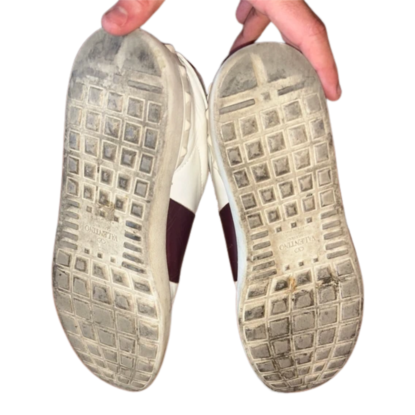 Valentino Garavani Open Sneakers (White Red)