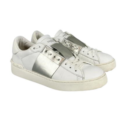 Valentino Garavani Open Sneakers (White Silver)