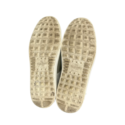 Valentino Garavani Open Sneakers (White Silver)