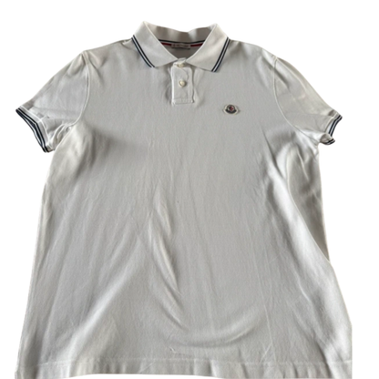 Moncler Maglia Polo Shirt (White)