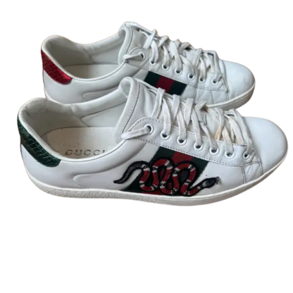 Gucci Ace Sneakers (White)