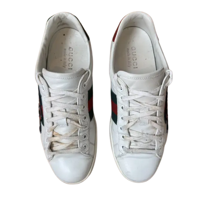 Gucci Ace Sneakers (White)