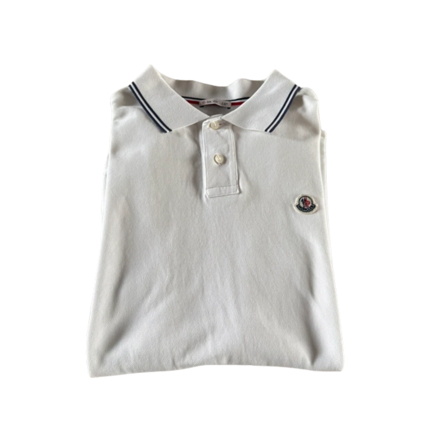 Moncler Maglia Polo Shirt (White)