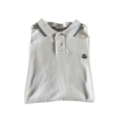 Moncler Maglia Polo Shirt (White)