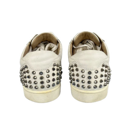 Christian Louboutin Louis Junior Spike Sneakers (White)