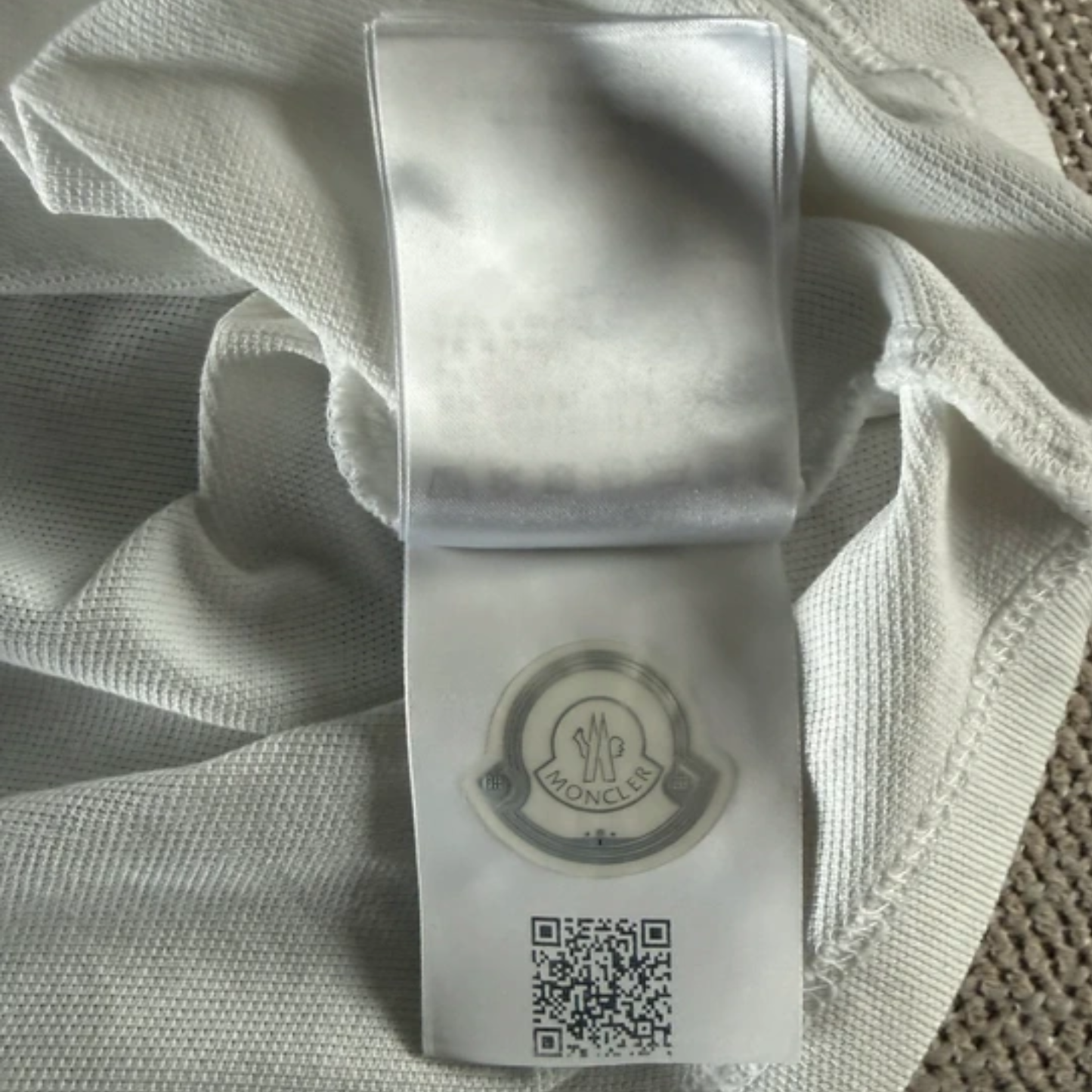 Moncler Maglia Polo Shirt (White)