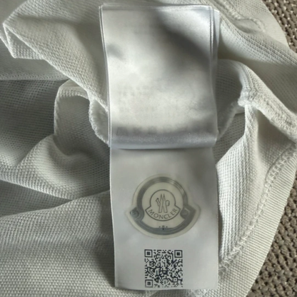 Moncler Maglia Polo Shirt (White)
