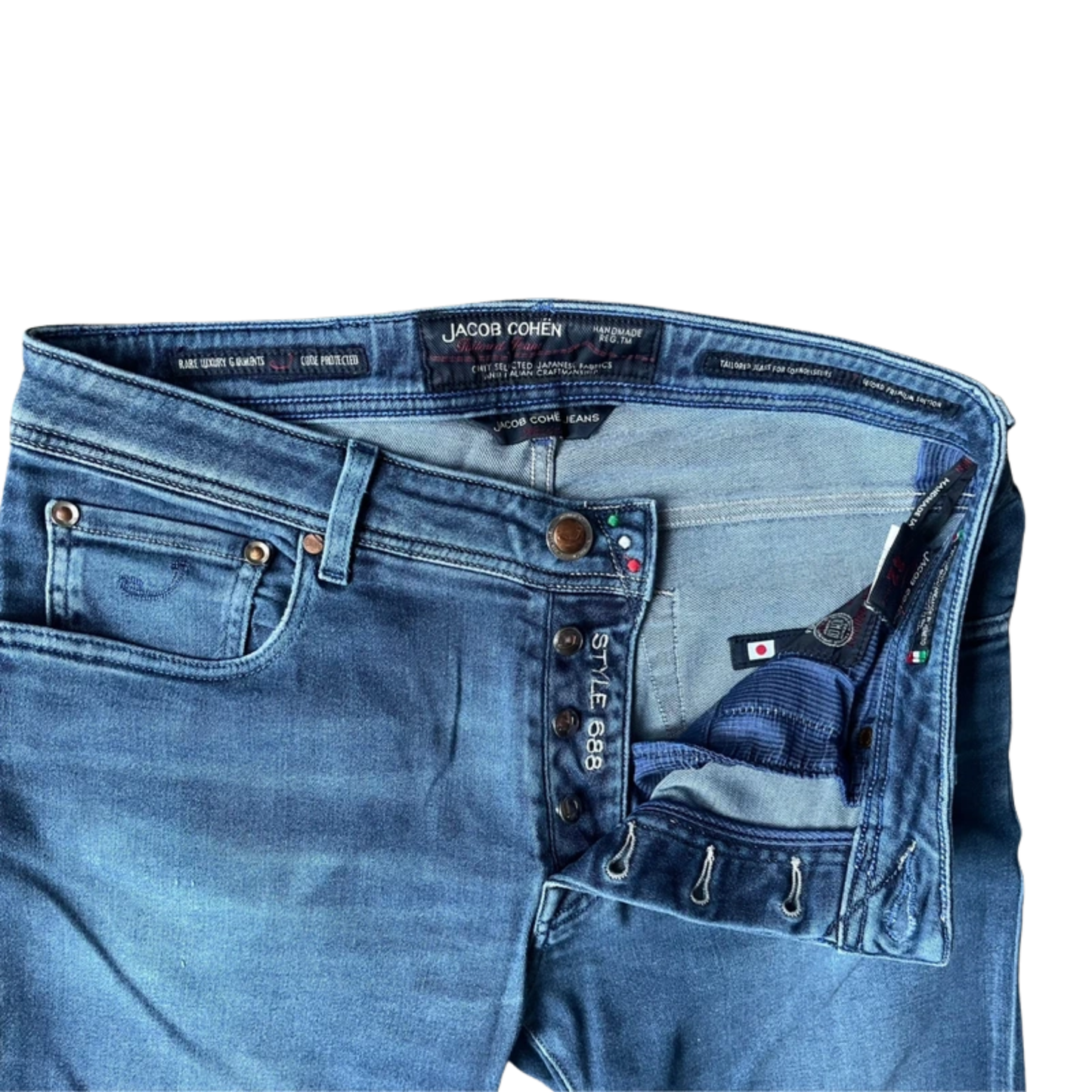Jacob Cohën 688 Slim Fit Jeans (Navy)