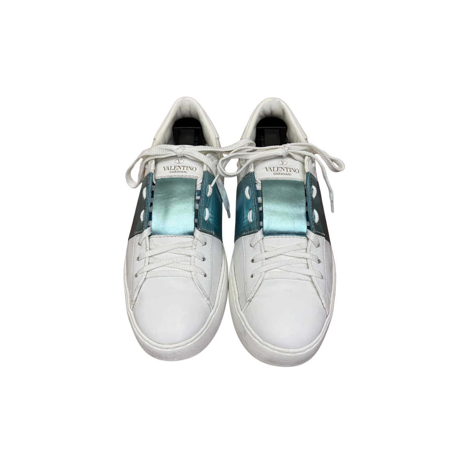 Valentino Open Sneakers (Turquoise) (Womens)